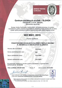 ISO Certifikát 9001