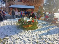 Zapálenie štvrtej adventnej sviečky